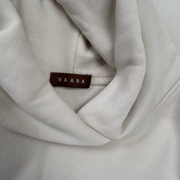 Vaara - Women's Cream/Tan Hoodie and Sweatpants 2pc Set S pants / M hoodie - Picture 3 of 9